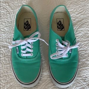 Mint green Vans just in time for spring!